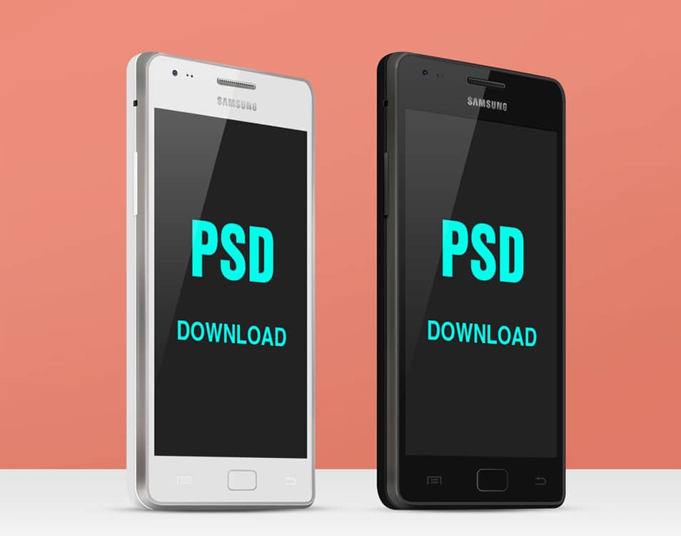 Galaxy S2 psd mockup