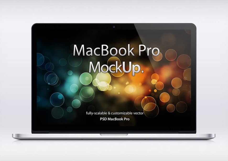 MacBook Pro Retina Psd Mockup