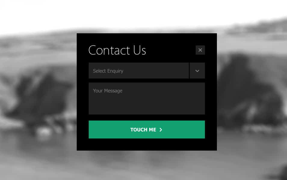 Mini Metro Contact Form PSD Mini Metro Contact Form PSD