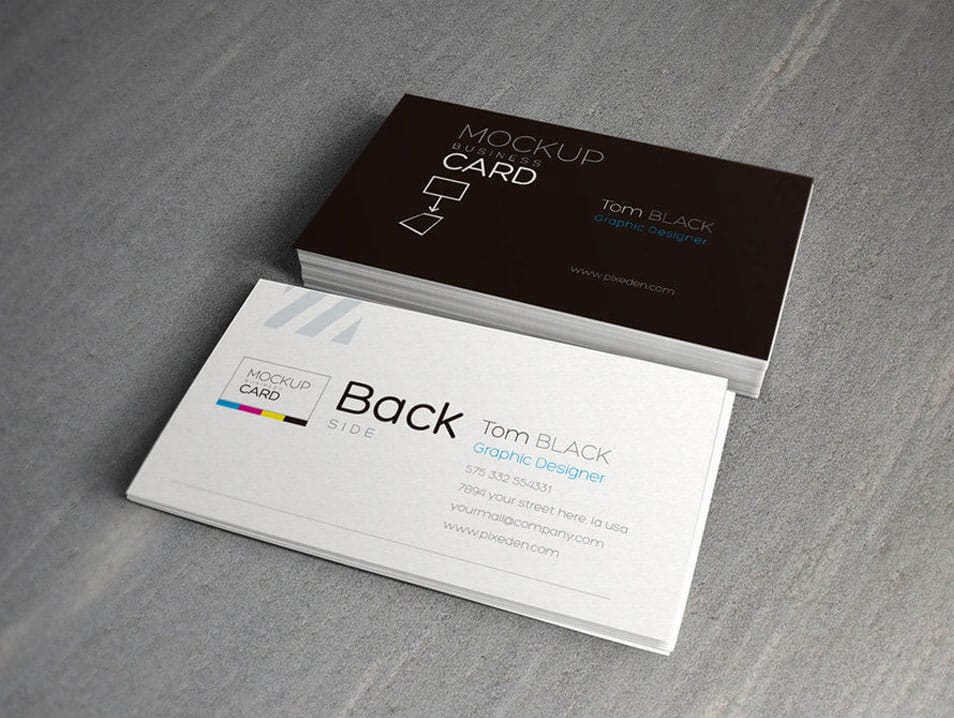 Psd Business Card Mock-Up Vol 2