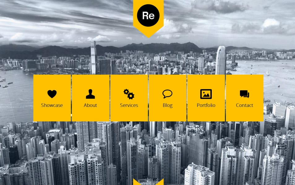 one page portfolio template free download