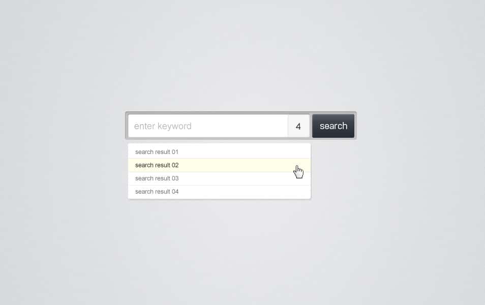 Search Field with Autocomplete Search Field with Autocomplete