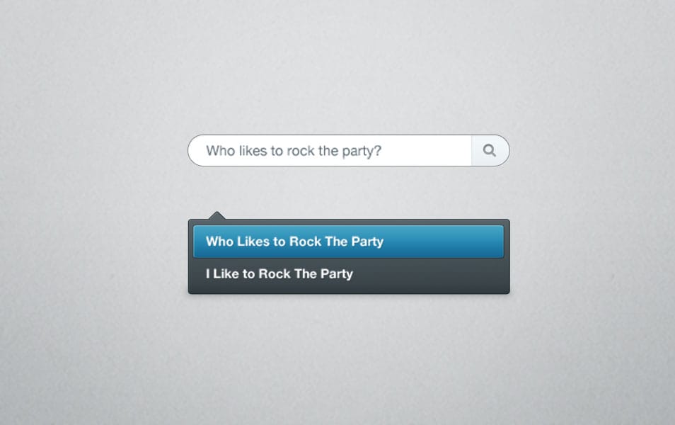 Search Suggestions PSD Search Suggestions PSD
