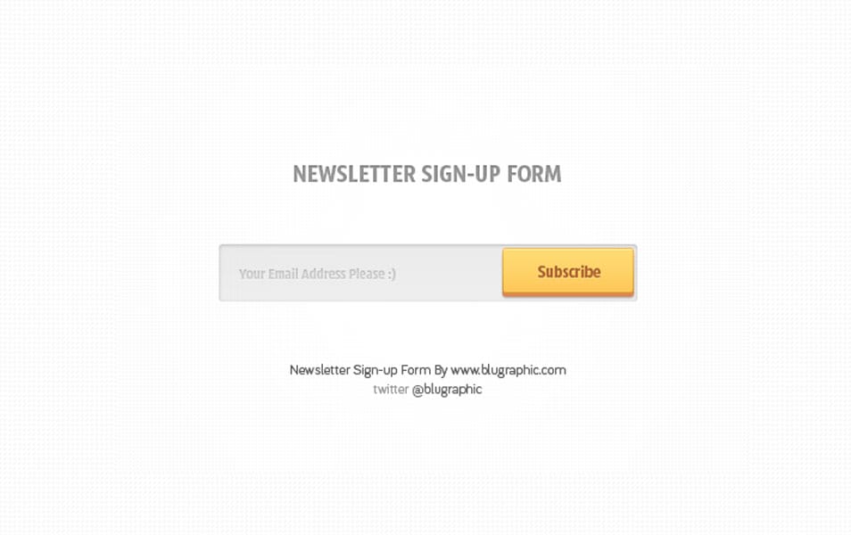 Subscribe to Newsletter Form Psd Subscribe to Newsletter Form Psd