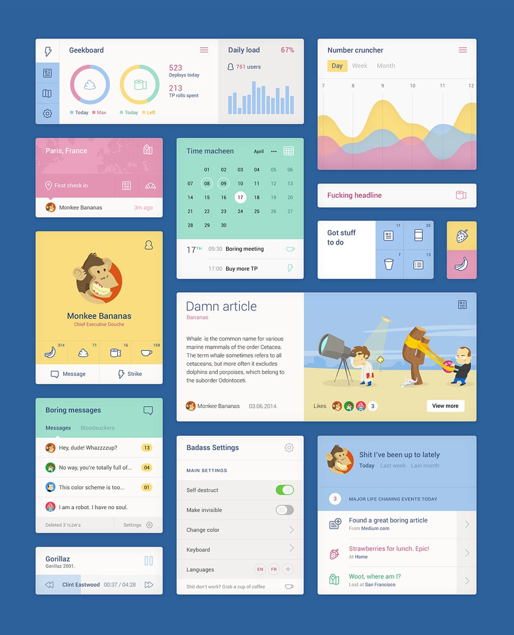 UI Kit PSD