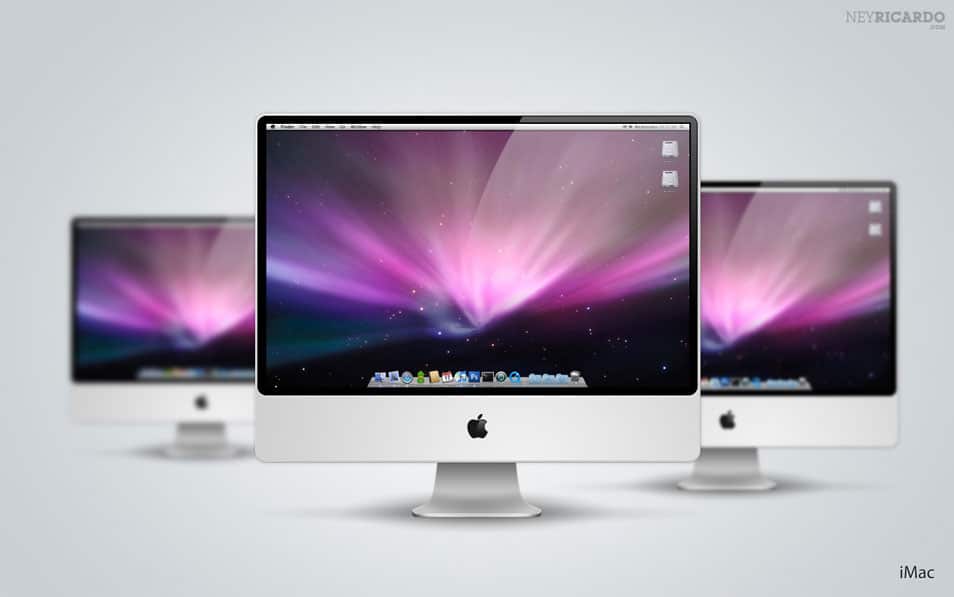 iMac PSD Mockup