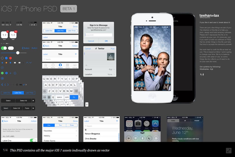 iOS 7 GUI PSD iOS 7 GUI PSD
