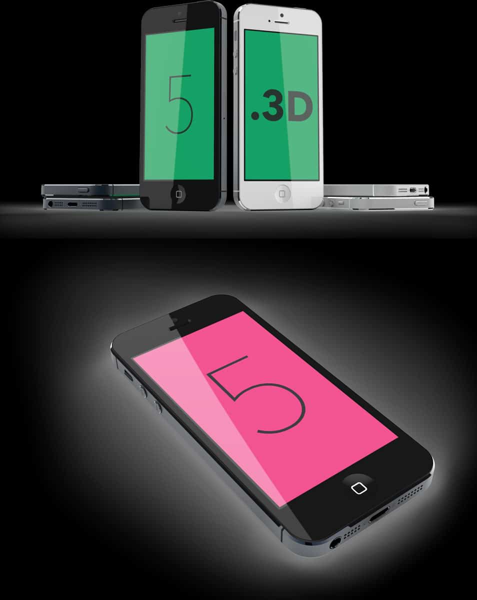 iPhone 5 model designed for Cinema 4D