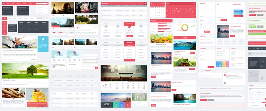 Flatic UserInterface Kit PSD
