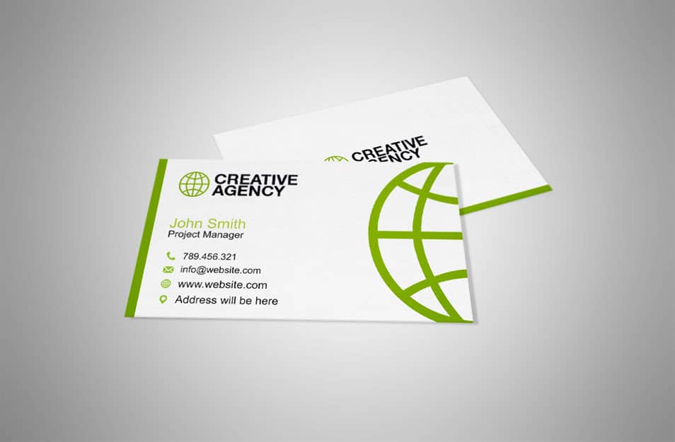 Free Business Card Mockup