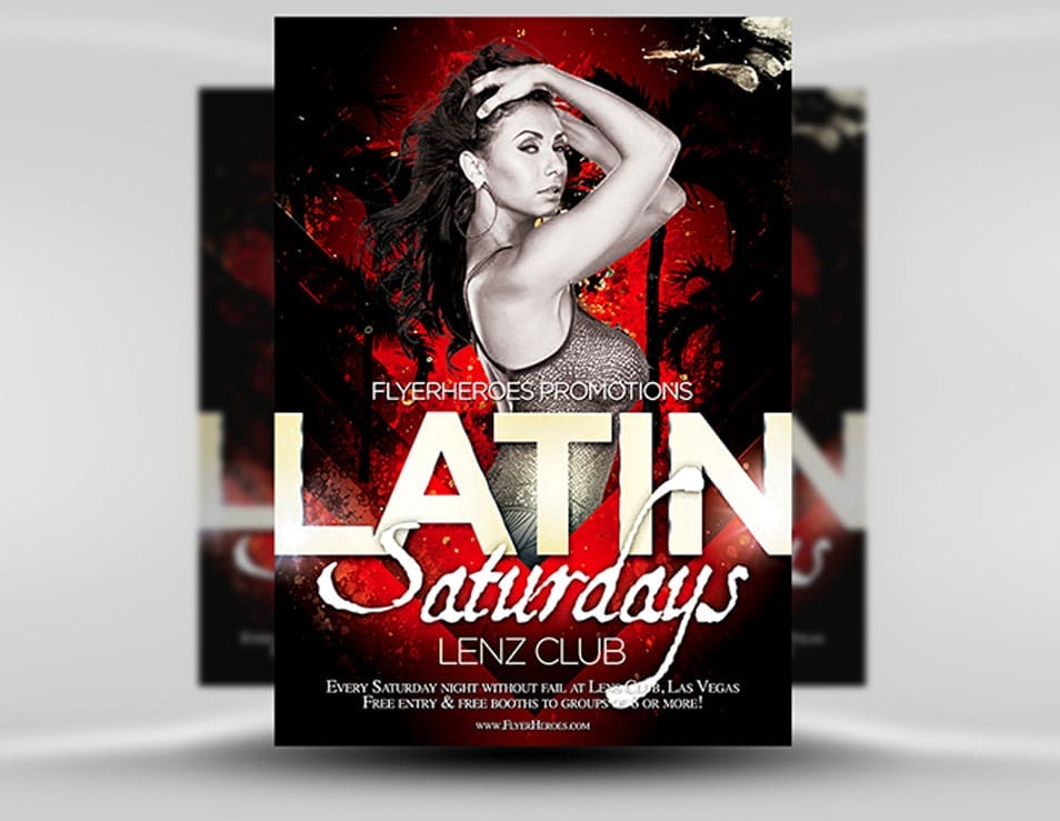 Free Latin Night Flyer Template Free Latin Night Flyer Template