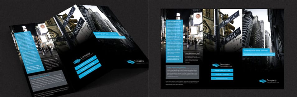 Free Modern Tri-Fold Brochure Design Template