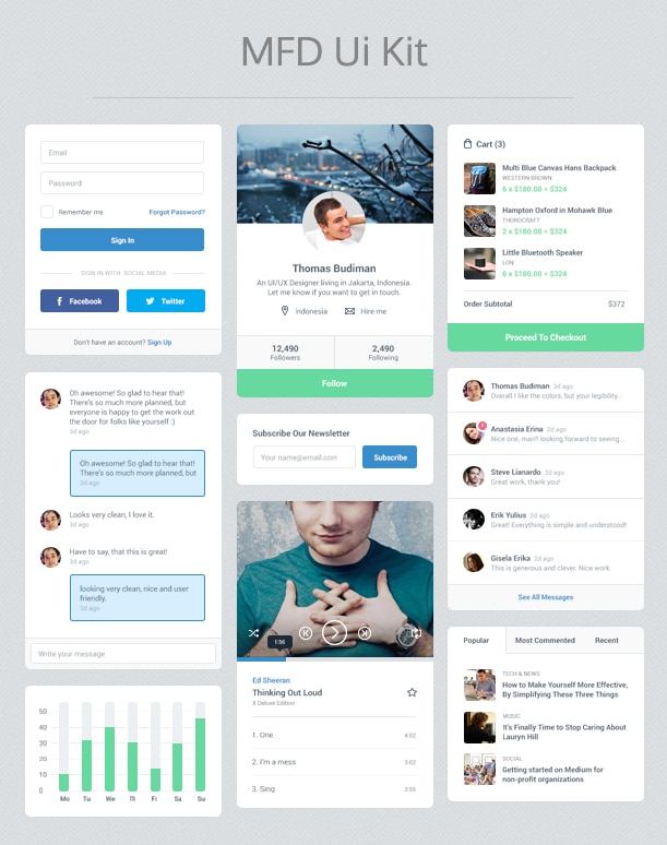 MFD UI kit