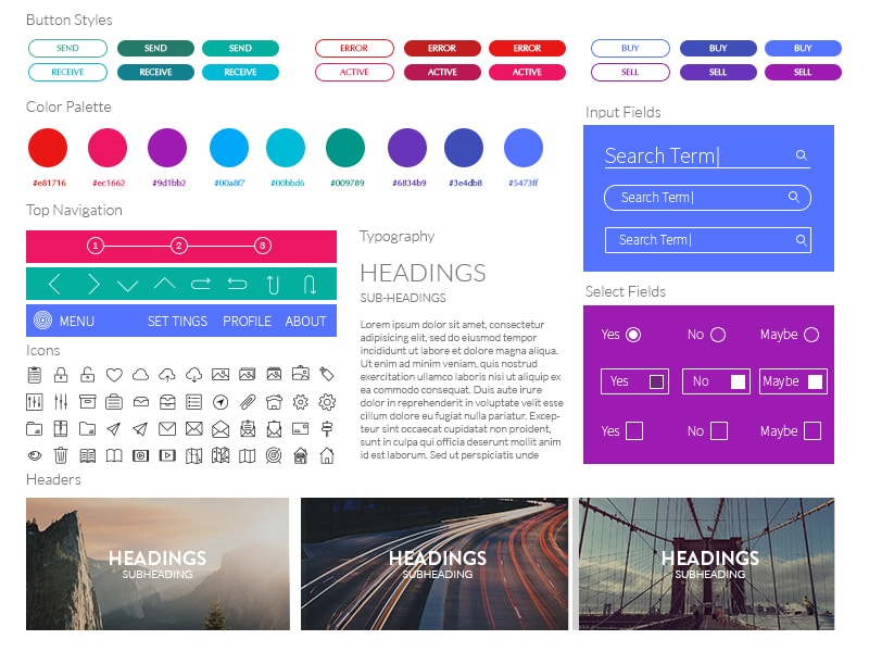 UI Kit PSD