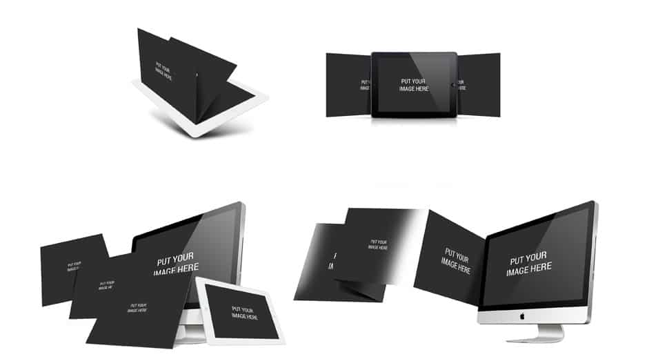 Web Showcase PSD Mockups Web Showcase PSD Mockups