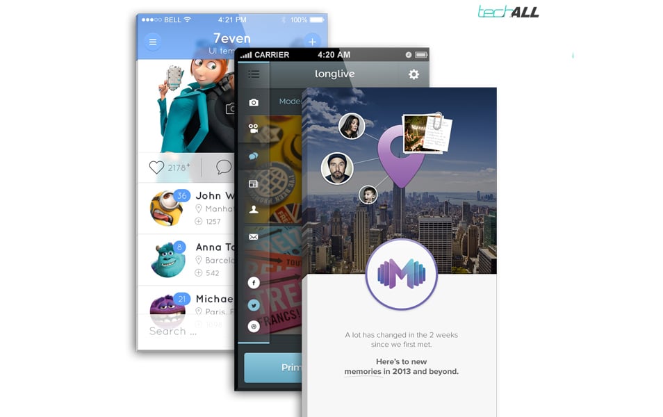 iPhone App Front Screen MockUp .PSD iPhone App Front Screen MockUp .PSD
