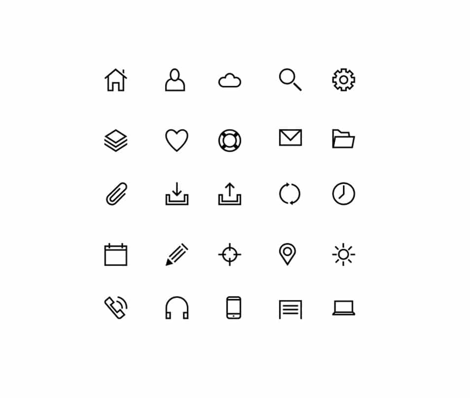 25 Line Icons 25 Line Icons