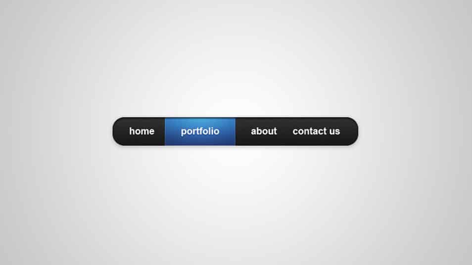 Bold and Chunky Navigation PSD Bold and Chunky Navigation PSD