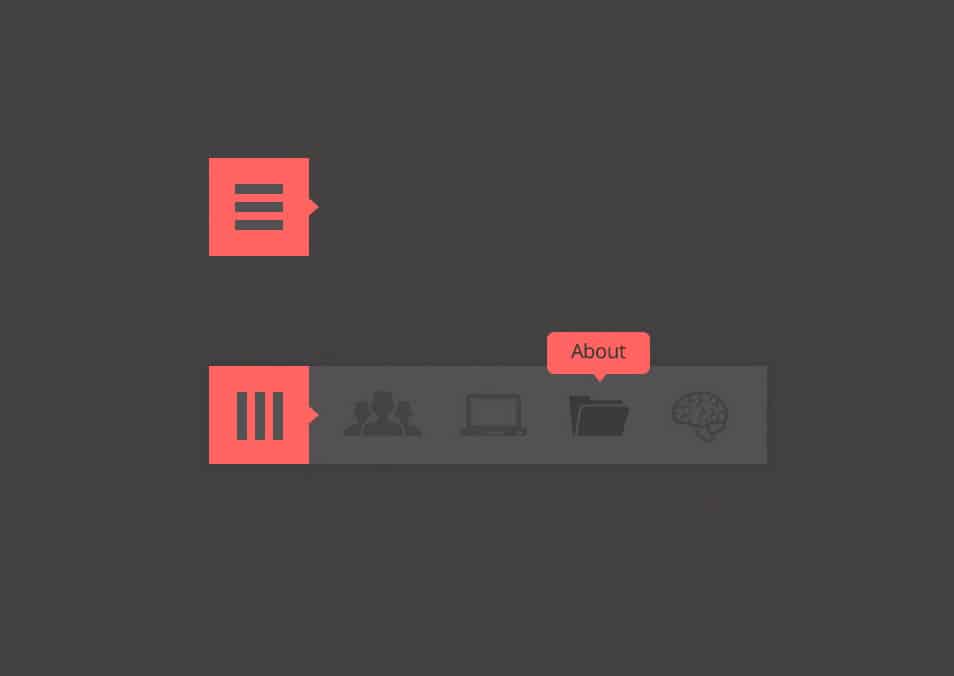 Dark Navigation PSD Dark Navigation PSD