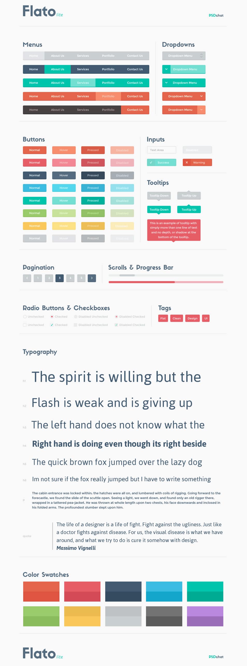 Flat User Interface Kit Flat User Interface Kit