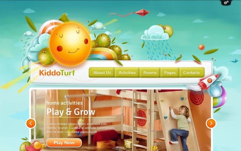 KiddoTurf – Kids WordPress Theme