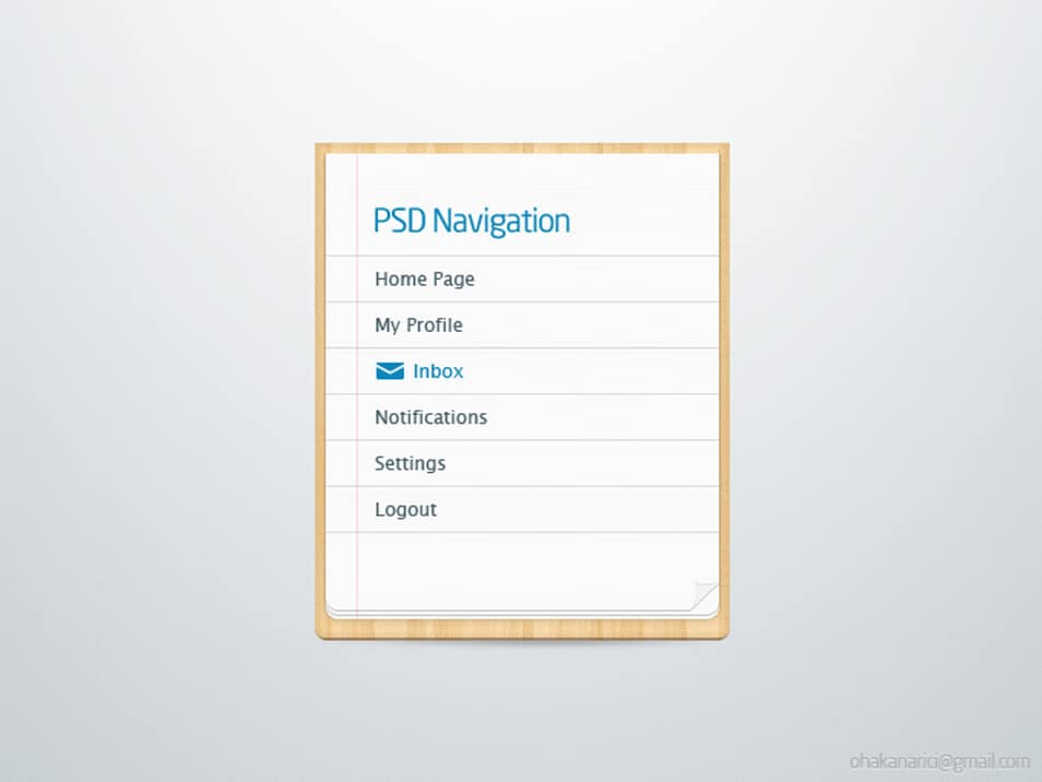 Navigation PSD Navigation PSD