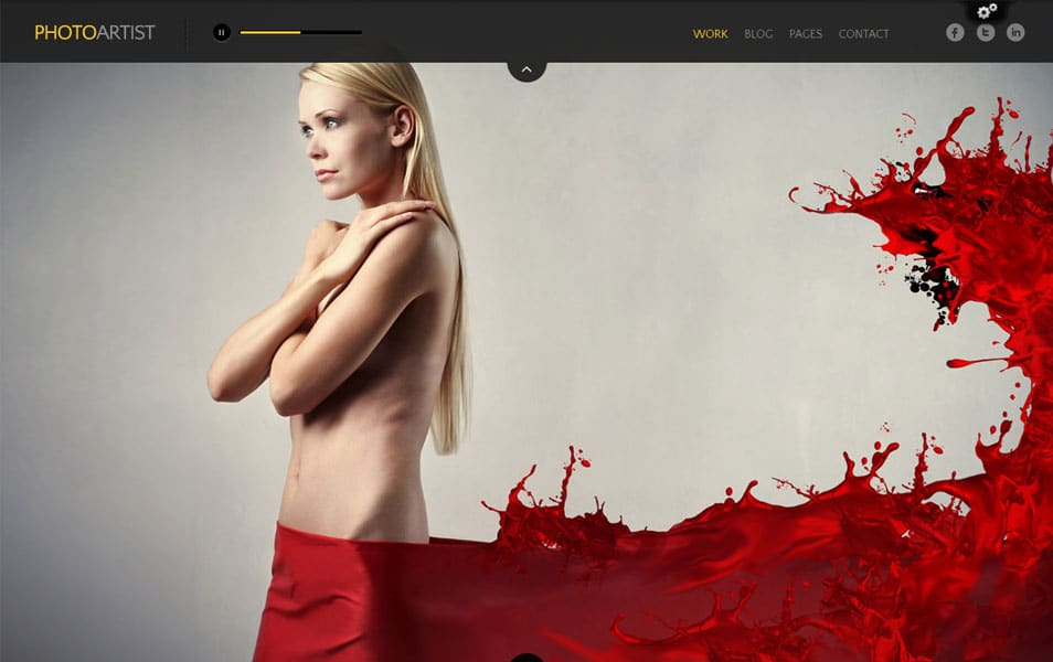 PhotoArtist - Photography WordPress Theme