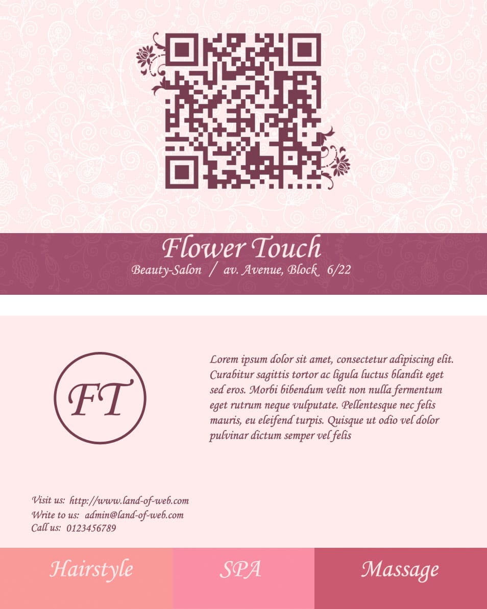 Hair Stylist Business Cards Ideas Salon business card psd