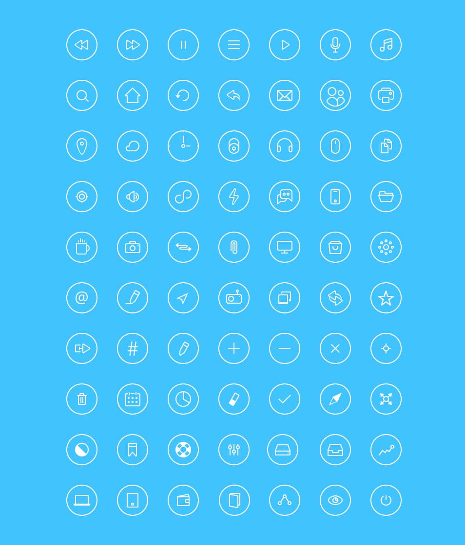 Thin Rounded Icon Thin Rounded Icon