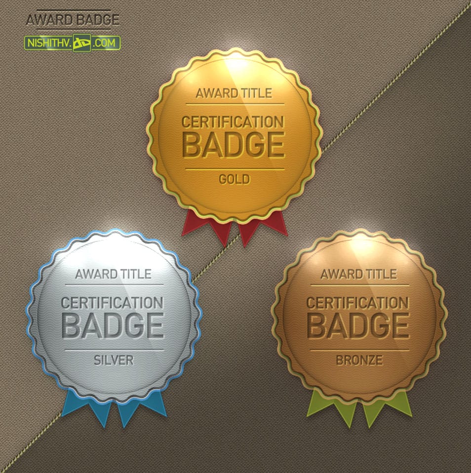 Award Badge PSD Award Badge PSD