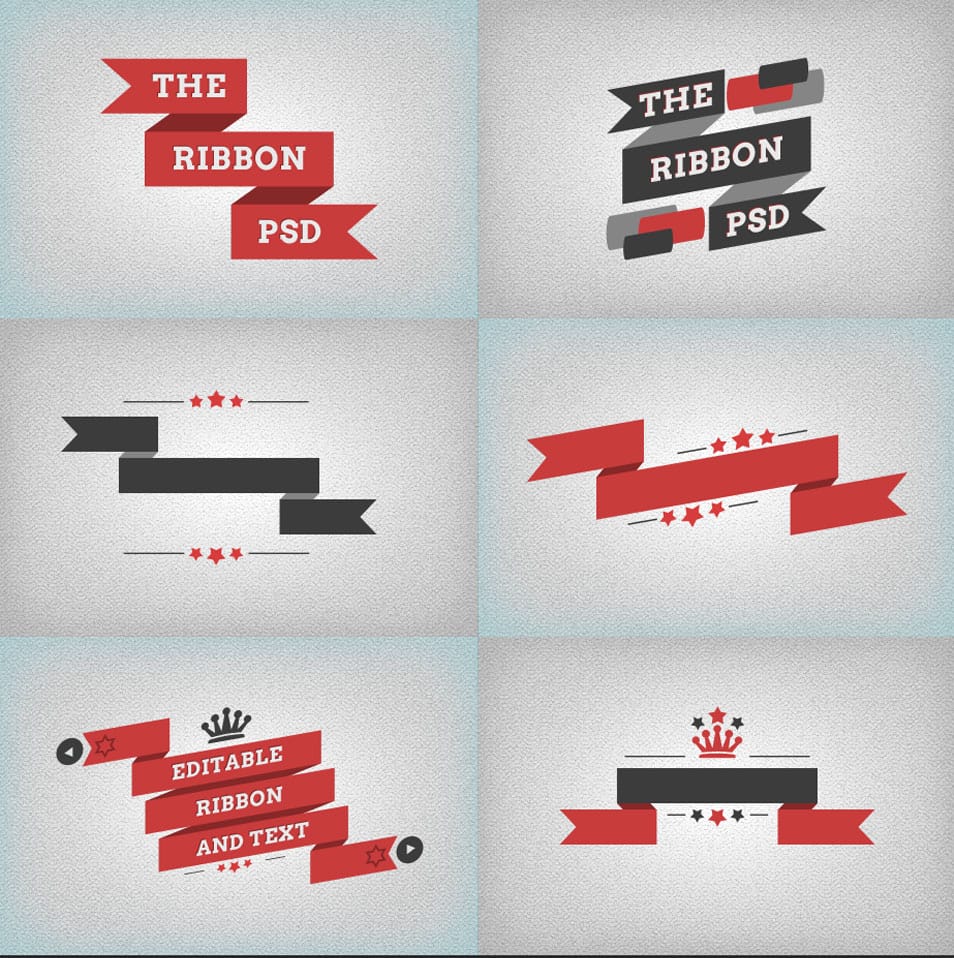 100+ Free Ribbons PSD & Vector Files for your Designs » CSS Author