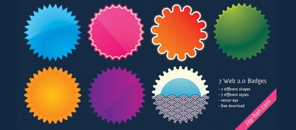 7 Web 2.0 Badges 7 Web 2.0 Badges
