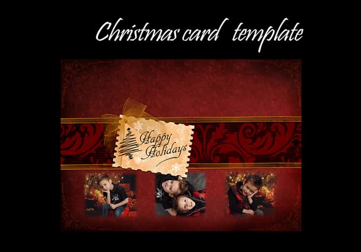 Christmas Card Template Christmas Card Template