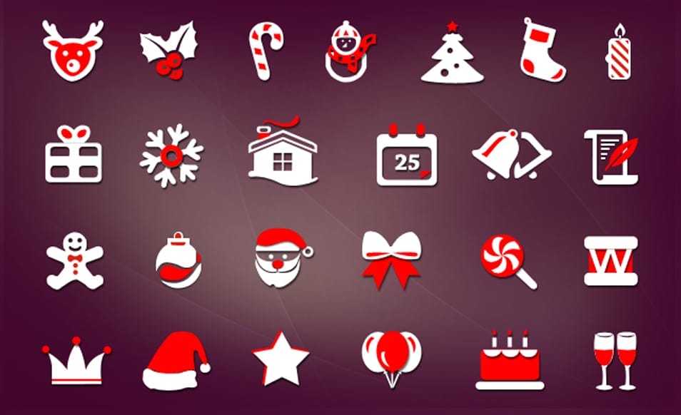 Christmas Icons PSD Christmas Icons PSD