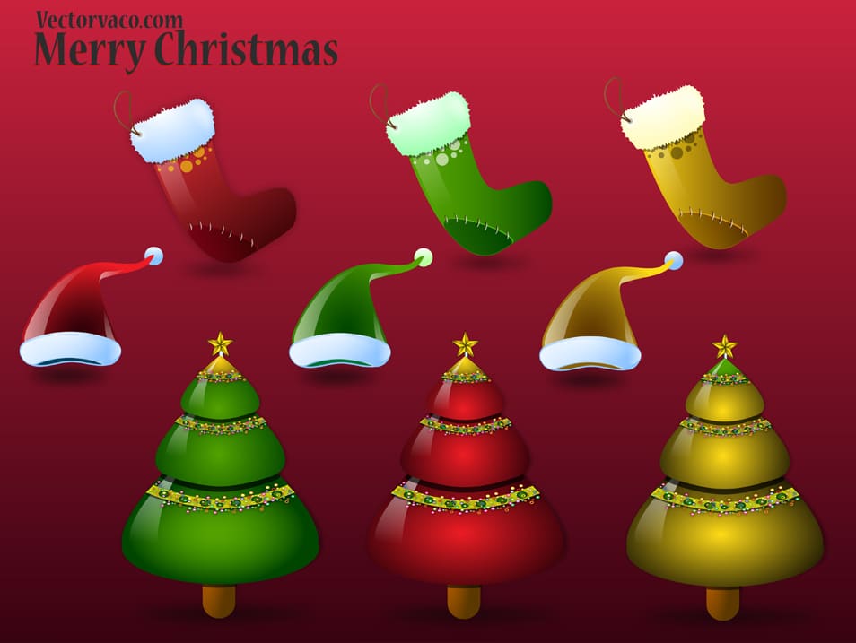 Christmas Icons Vector Christmas Icons Vector