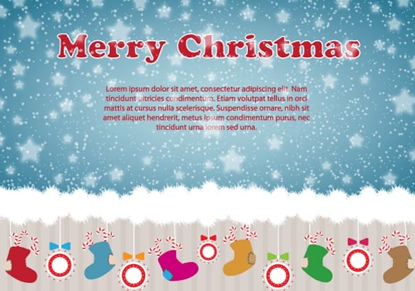 Christmas Illustration Card Design Christmas Illustration Card Design