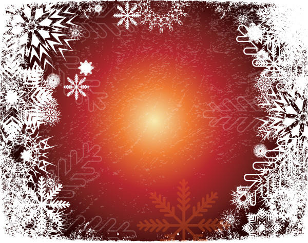 Christmas Snowflake Grunge Vector Background Christmas Snowflake Grunge Vector Background