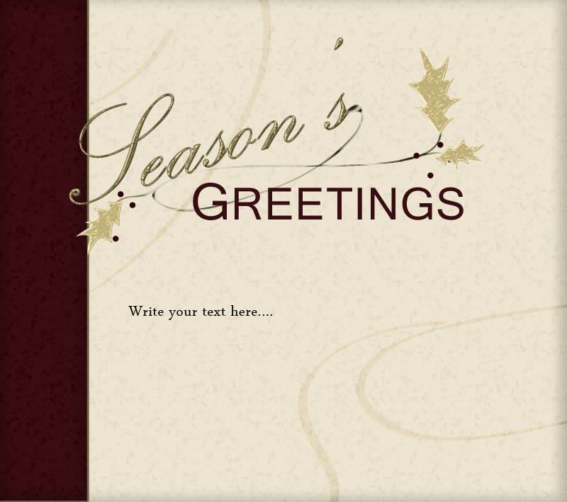 Digital Traditional Christmas Card Digital Traditional Christmas Card