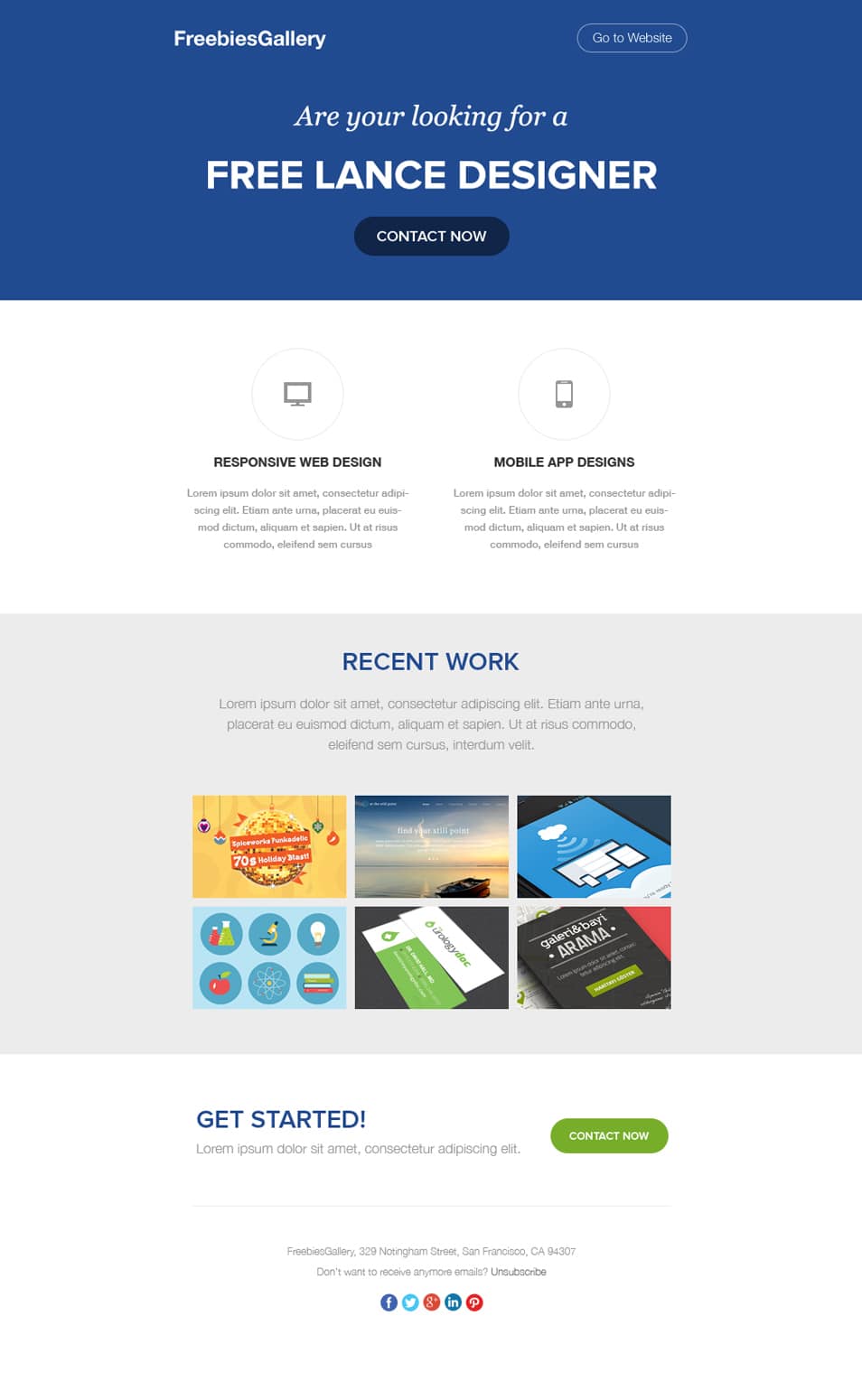 Email Template PSD Email Template PSD