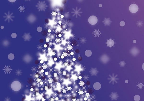 Free Abstract Sparkle Christmas Tree Vector Background Free Abstract Sparkle Christmas Tree Vector Background