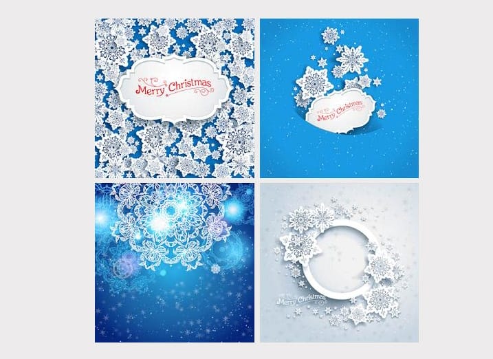 Free Christmas Snowflakes Cards Free Christmas Snowflakes Cards