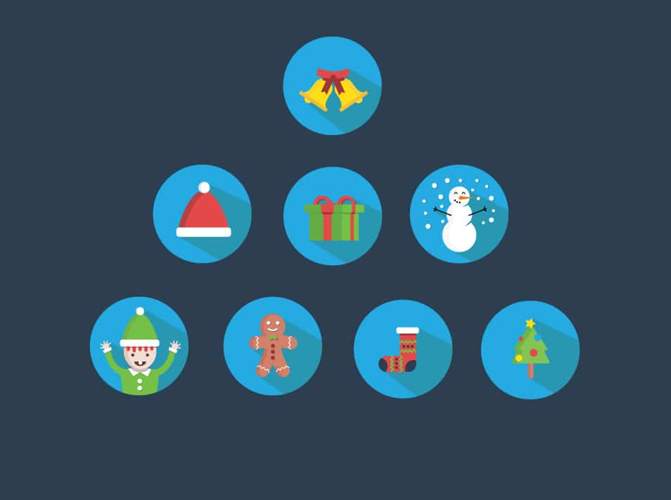 Free flat Christmas pack Free flat Christmas pack