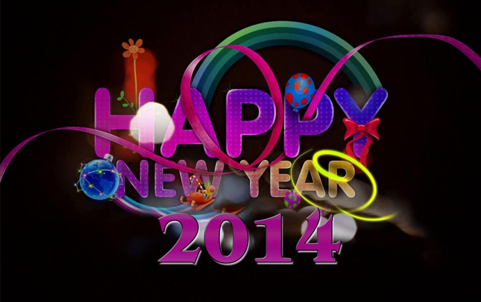 Happy New Year 2014 HD Wallpaper Happy New Year 2014 HD Wallpaper