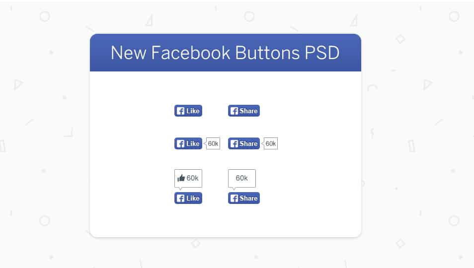 New Facebook Buttons New Facebook Buttons