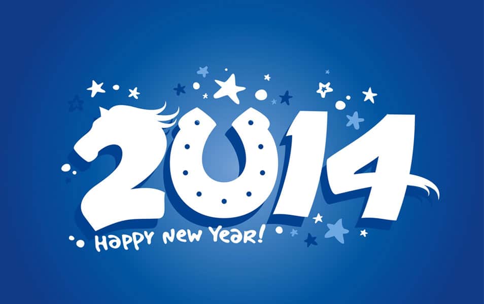 New Year 2014 and Christmas Wishes 