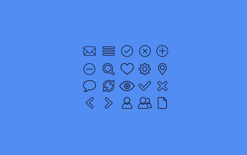 60+ Free Line Icon Sets › Free Icons » CSS Author