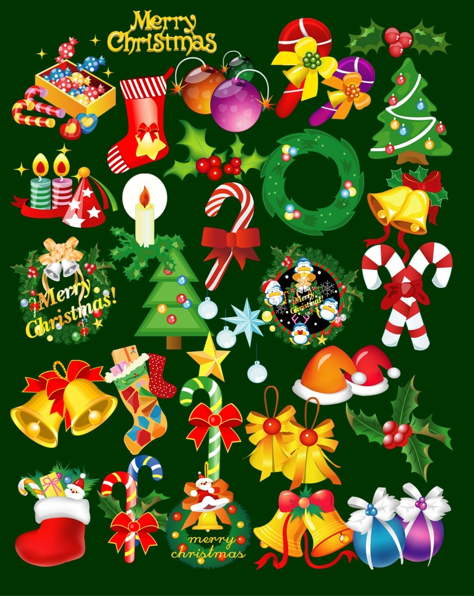 PSD Christmas Elements PSD Christmas Elements