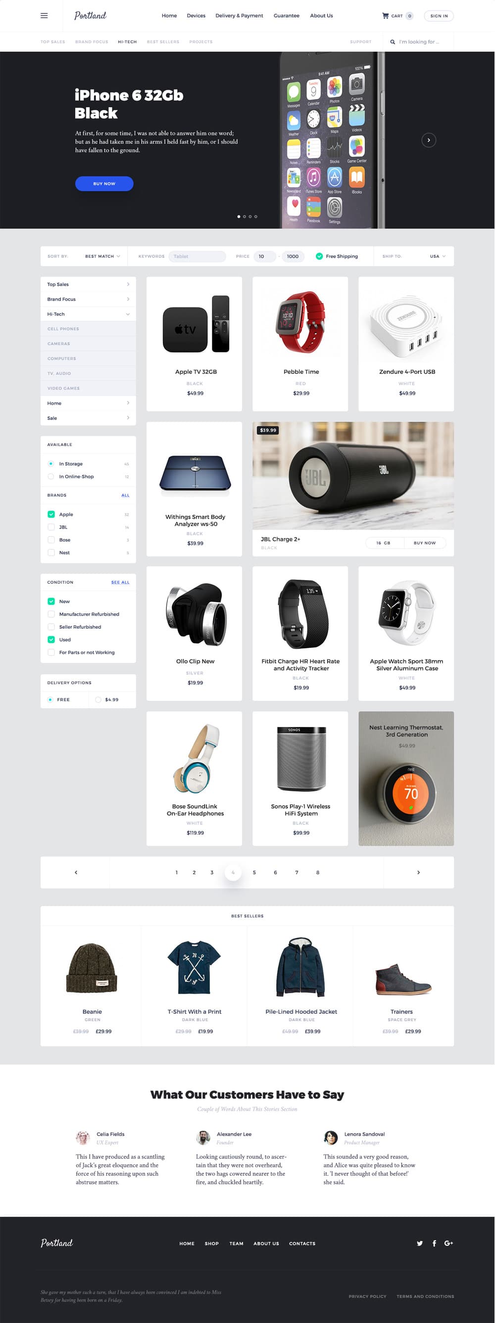 Portland UI Kit PSD