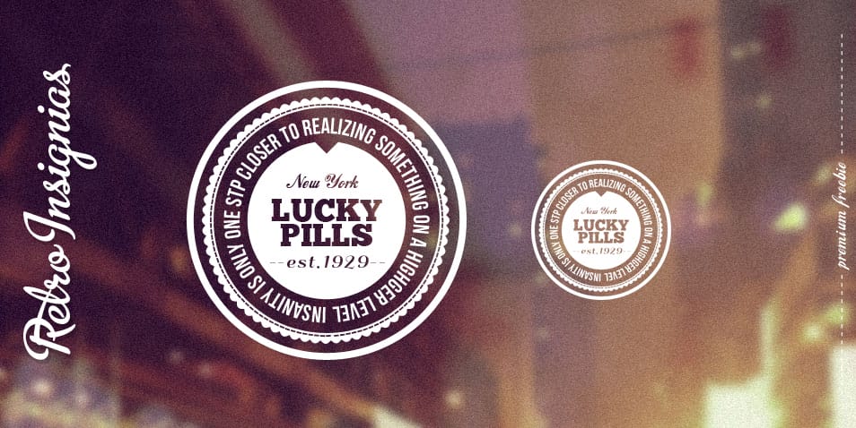 Retro Badge – Insignia (psd) Retro Badge – Insignia (psd)