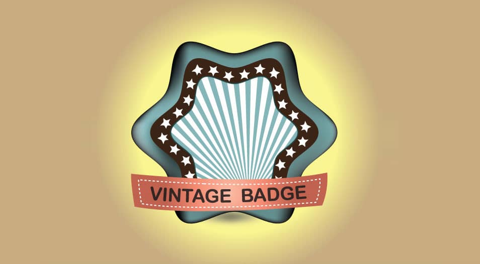 Retro Vintage Badge Vector Retro Vintage Badge Vector